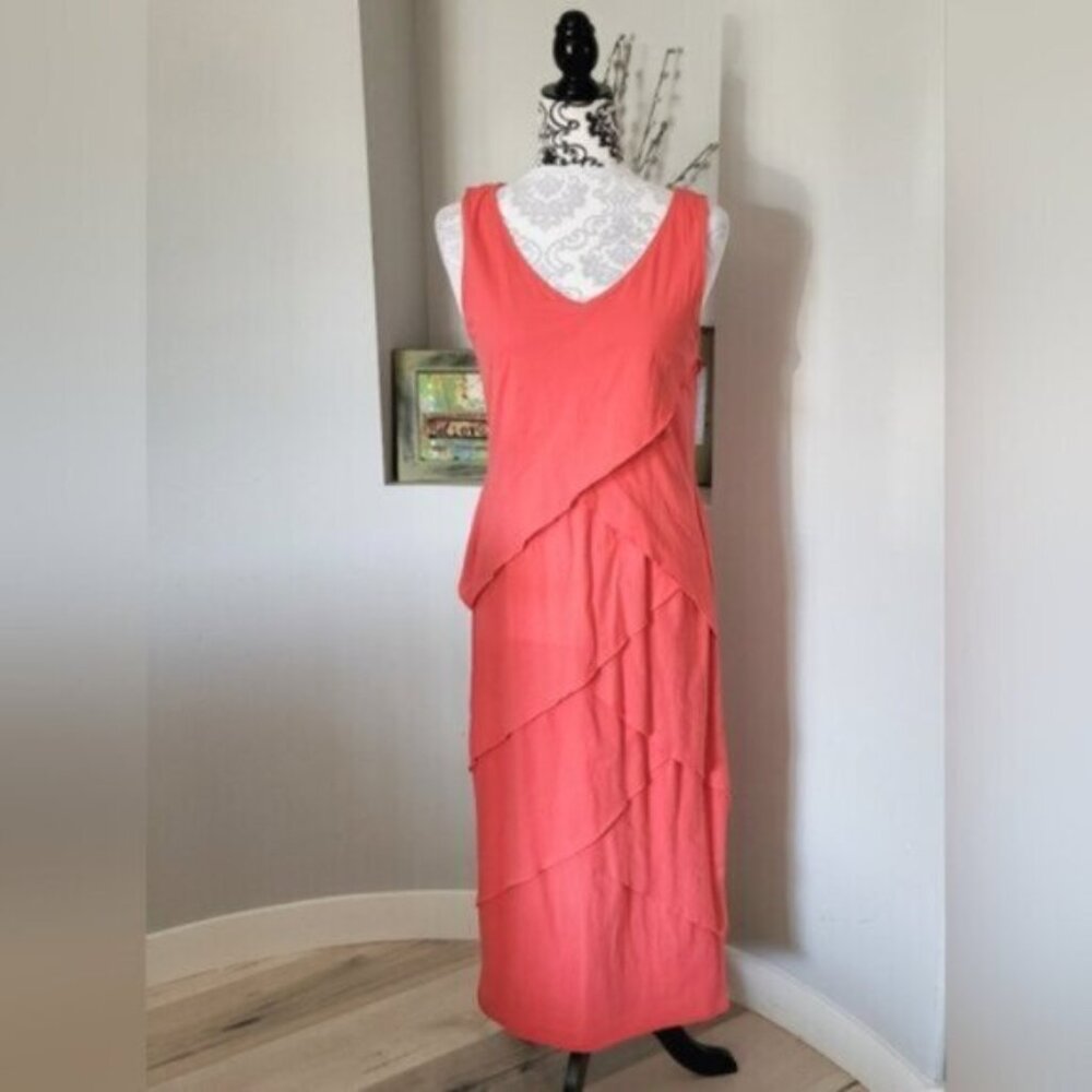 Neon Buddha Cotton Sleeveless Maxi Dress Sz Medium